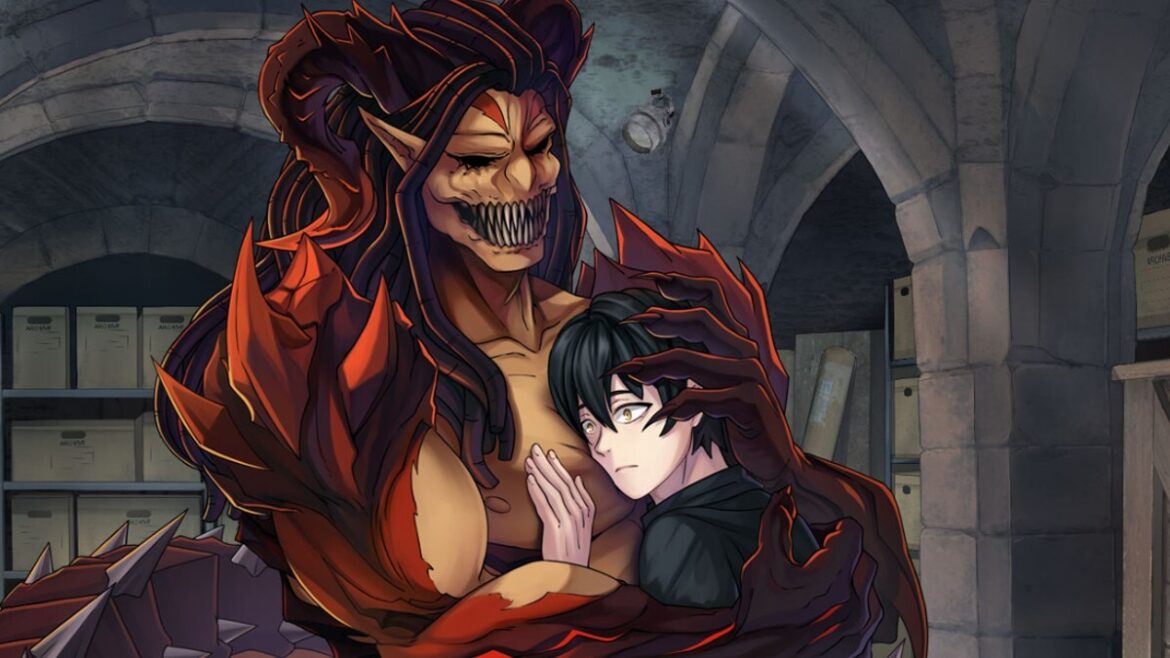 Balasque holds the protagonist.